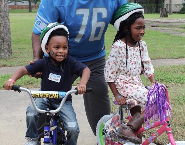 bbb lions player and kids